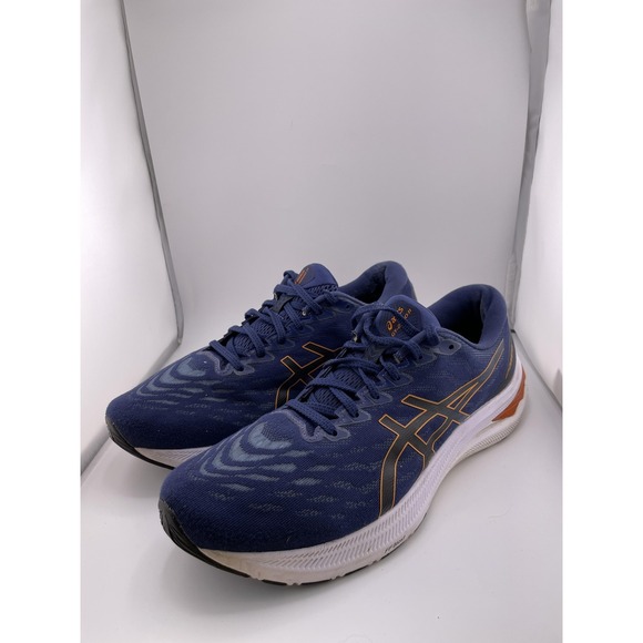 ASICS GT-2000 11 Running Shoes Mens Size 11 Blue Orange Stability 1011B441 - Picture 1 of 15